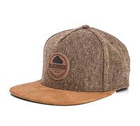 Blackskies® Pathfinder Snapback Cap | Schirm Unisex Premium Baseball Mütze Kappe Basecap Verstellbar One Size - Braun Melliert Beige