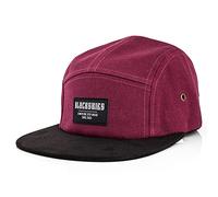 Blackskies Port Townsend 5-Panel Cap Camp Damen Herren Baseball Mütze Kappe Surfer Skater Snapback Strapback Rot Schwarz
