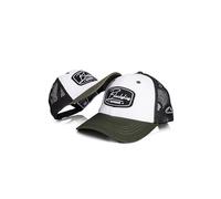 Blackskies® Race Baseball Cap - 2er-Set Eltern Kinder - Partnerlook Trucker Cap Mutter-Vater-Kind Geschenk Mini-Me Basecap Papa-Sohn & Mama-Tochter - Oliv-Schwarz 45-49 cm