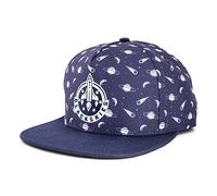 Blackskies® Space Odysee Snapback Cap | Damen Herren Baseball Mütze Kappe Basecap Galaxy Astronaut Weltraum Sky Limit Navyblau Cap - Männer Frauen Unisex Streetwear Outdoor Sommer Freizeit