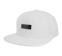 Blackskies® Vanguard Snapback Cap | Herren Damen Baseball Mütze | Kappe Basecap Kunstlederschirm Weiß