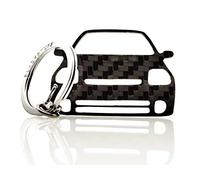 BlackStuff Carbon Karbonfaser Schlüsselanhänger Kompatibel mit Clio II Sport Phase 1 1998-2001 BS-826