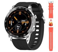 Blackview Smartwatch Herren, X1 Fitnessuhr Rund Volle Touchscreen 5ATM Wasserdicht Sportuhr Fitness Tracker mit Pulsuhr Schlafmonitor Schrittzähler Damen Aktivitätstracker für iOS Android