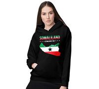 BLAK TEE Damen Somaliland Country Flag 1991 Kapuzenpullover M