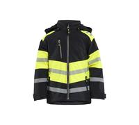 Blakläder Kinder Softshell Jacke 5211 - Größe 134/140 - Farbe Schwarz/High Vis Gelb