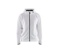 BLAKLDER Hoodie 3363 weissdunkelgrau Gr.4XL ArbeitsHoodie