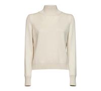 Blanca Vita - Rippstrick-Pullover mit Stehkragen - - Knitwear - Damen - Beige - L