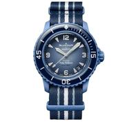 BLANCPAIN X SWATCH SCUBA FIFTY FATHOMS - ATLANTIC OCEAN, Blau, Blau, Modern