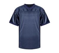 Blanko-Fußball-Trikot, Herren 90er Jahre Hip Hop für Party Übung Sport T-Shirt Herren Hip-Hop-Shirt kurzärmelig Sport blanko Fußballtrikot S-3XL