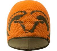 Blaser Pearl Beanie - Wärmende Unisex-Strickmütze mit Fleece-Stirnband und Argali-Logo-Jacquard - One Size, aus Woll-Poly-Mix (DE/NL/SE/PL, Alphanumerisch, Einheitsgröße, Driven Orange)