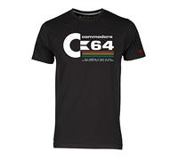 Blasfemus Herren T-Shirt Commodore 64 C64 80er Jahre Vintage Nerd, Schwarz , L
