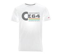 Blasfemus Herren T-Shirt Commodore 64 C64 80er Jahre Vintage Nerd, Weiß, Medium