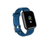 (Blau) 116plus Smart Watch Erwachsene Blutdruck Erwachsene Herzfrequenz Fitness Tracker Armband Sport Smart Watch