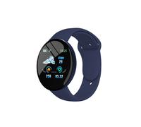 (Blau) D18 Pro Smart Watch Erwachsene Bluetooth Fitness Tracker Armband Sport Herzfrequenz Blutdruck Erwachsene