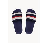 Blau Damen-Pantoletten Pool Knit