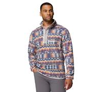 Blau, Grau XXL Columbia Helvetia II Printed Half Snap Fleece