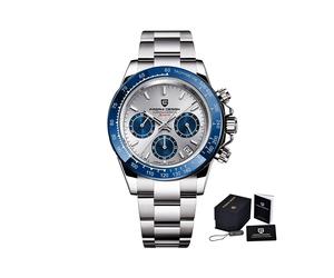 (Blau) PAGANI DESIGN 2023 Neue Herrenuhren Quarz Business Watch Herrenuhren Top-Marke Luxusuhr Herren