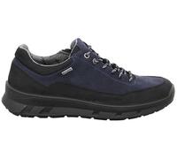 blau schwarzer Schnürhalbschuh