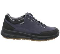 blau schwarzer Schnürhalbschuh