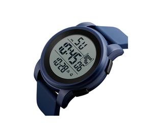 (Blau) Sport Herrenuhr Led Digital Handgelenk Analog Luxus Herrenuhr Sprechende Damenuhr