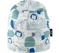 Blaue Kinder Beanie Frühling Tiere 49