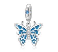 Blaue Schmetterling Charms für Pandora Charms Sterling Silber Schmetterling
