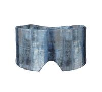 Blaue und graue abstrakte Kunst, Vollständige Augenabdeckungen, lichtblockierende Augenmaske, Schlafaugen- und Ohrenschützer