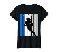 Blauer Basketball-Champion Basketball Mädchen Geburtstagszug T-Shirt