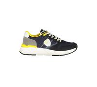Blauer S5ray01 Sneaker mit Schnürung aus Stoff/Wildleder für Herren, Marineblau Gelb, 44 EU