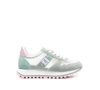 Blauer Millen Sneakers aus Nylon und Wildleder, Aqua Pink, 37 EU