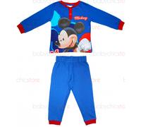 Blauer Micky Maus Schlafanzug für Frühling/Sommer - 4 Jahre