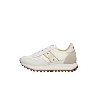 Blauer Millen Sneakers aus Leder, White Cream, 40 EU