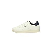 Blauer S5grant01 Sneakers mit Lederschnürsenkel für Herren, White Navy, 44 EU