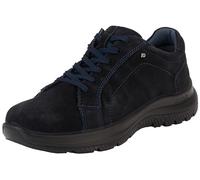 Blauer Schnürhalbschuh