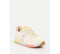 Blauer Sneaker in beige in Größe: 37 für Damen