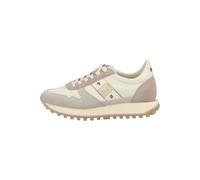 Blauer Sneaker Leder/Textil Cream - 36