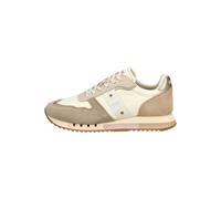 Blauer Sneaker Leder/Textil Creme - 40