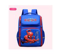 (Blauer Spiderman) Geräumiger und süßer Kinderrucksack mit lustigen Cartoon-Designs und Rückenschutz