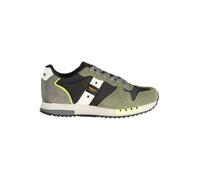 Blauer Sportschuh mit Kontrastdetails und Logo - Größe: 44