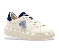 Blauer U.S.A. Venus, Plateau-Sneaker, modisch, lässig, Cream Royal Velours, 37 EU