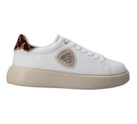 Blauer U.S.A. Venus, Plateau-Sneaker, modisch, lässig, White Leopard, 37 EU