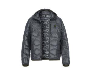 Blauer. USA Daunenjacke Herren Mikrofaser grau, M