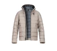 Blauer. USA Daunenjacke Herren Stehkragen Mikrofaser grau, L