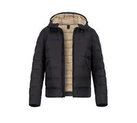 Blauer. USA Daunenjacke Herren Stehkragen Mikrofaser schwarz, L
