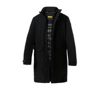 Blauer. USA Daunenmantel Herren Stehkragen Mikrofaser schwarz, 52 (L)