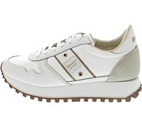Blauer Millen Sneakers aus Leder, White Cream, 40 EU