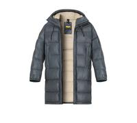 Blauer. USA Parka Herren Stehkragen Mikrofaser grau, 3XL