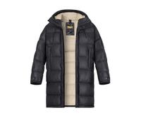 Blauer. USA Parka Herren Stehkragen Mikrofaser schwarz, 3XL