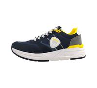Blauer Gelbe Logo-Sneaker Blau - Größe: 40