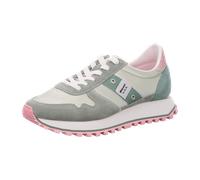 Blauer Millen Sneakers aus Nylon und Wildleder, Aqua Pink, 37 EU